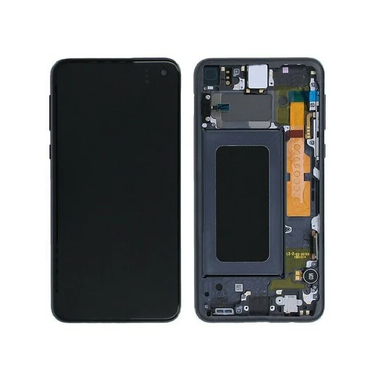 OEM LCD Screen and Digitizer Assembly + Frame Replace Part for Samsung Galaxy S10e G970 - Black