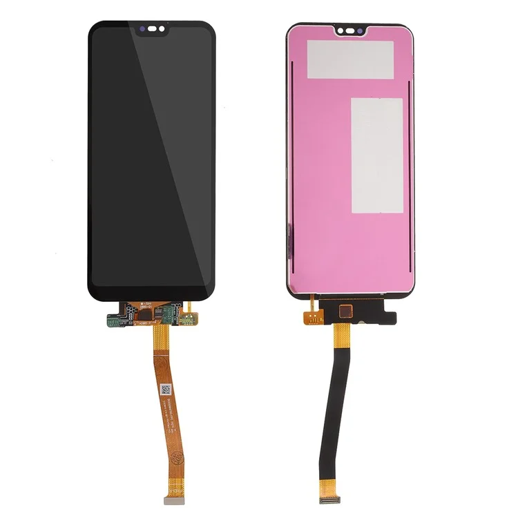 Запасная часть для сборки ЖК-экрана и дигитайзера для Huawei P20 Lite (2018)/Nova 3E (без логотипа) - черный