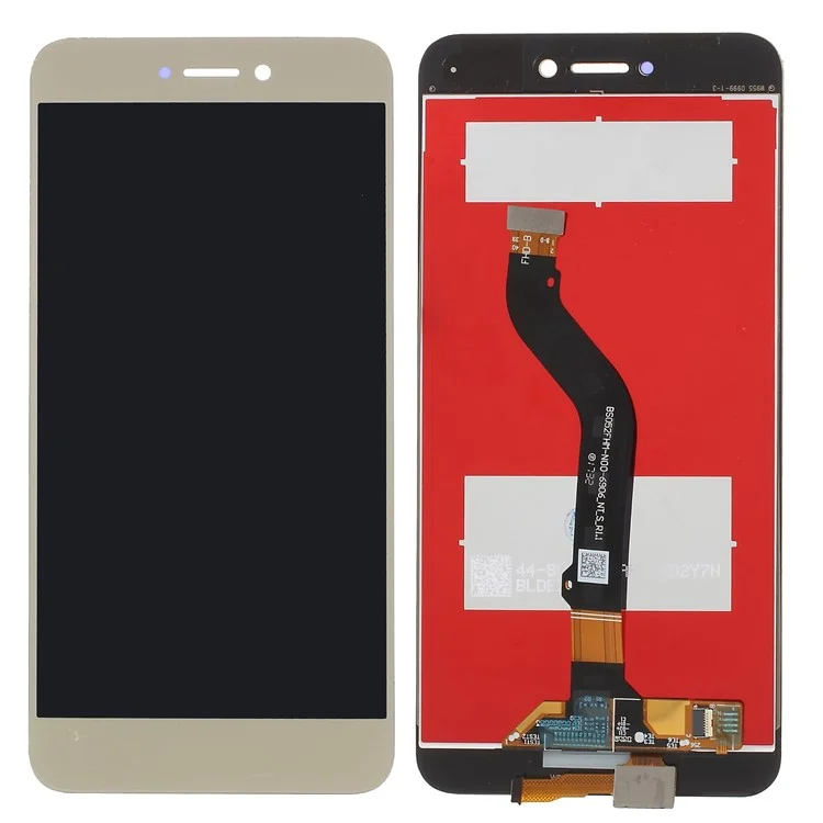 Pantalla LCD y ensamblaje del digitalizador Recambio para Huawei P8 Lite (2017) / Honor 8 Lite (sin logotipo) - Dorado
