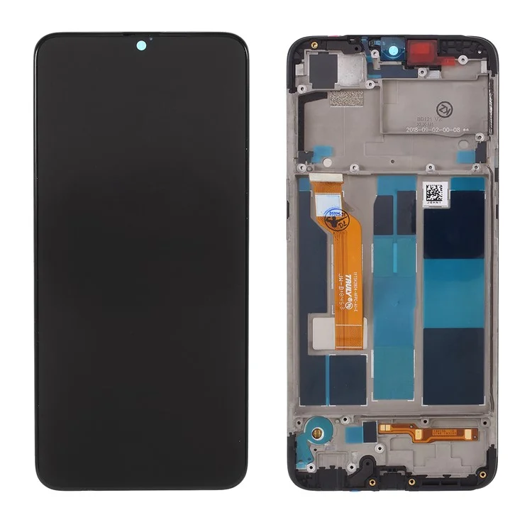 Écran LCD et Numériseur + Partie de Remplacement du Cadre de Montage Pour OPPO f9 / A7x