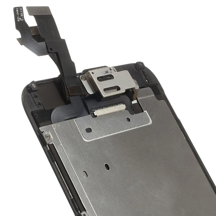 For iPhone 6 4.7 LCD Screen and Digitizer Assembly Part with Small Parts (Made by China Manufacturer) - Black