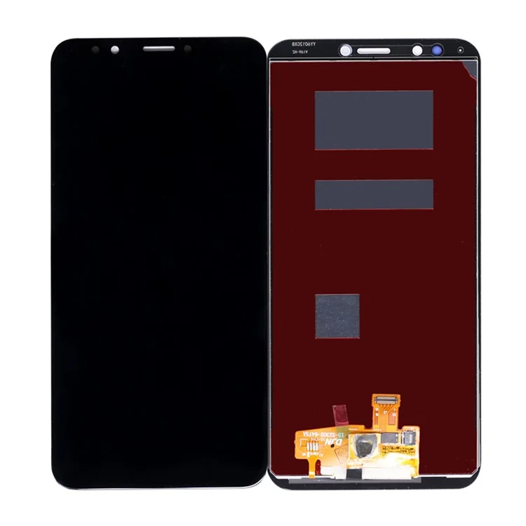 Parte de Montagem de Tela e Digitalizador LCD Para Huawei Y7 Prime (2018)/Y7 (2018)/Y7 Pro (2018) - Preto