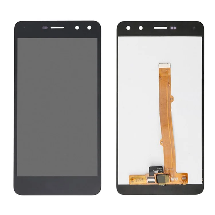 LCD Screen and Digitizer Assembly Spare Part for Huawei Y6 (2017)/Y5 (2017) - Black