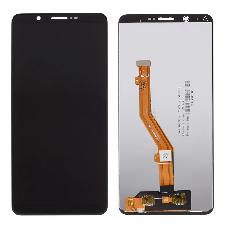 Część naprawcza ekranu LCD i digitizera (zestaw) do vivo Y71 - Czarny