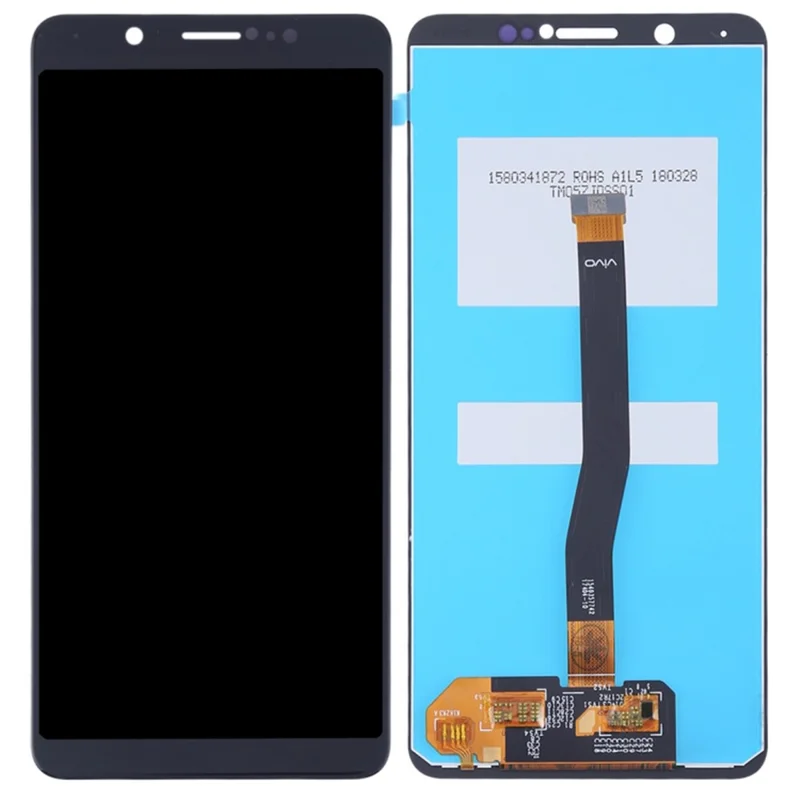 LCD-skärm och digitizer reparation del (montering) till vivo Y75 / V7 - Svart