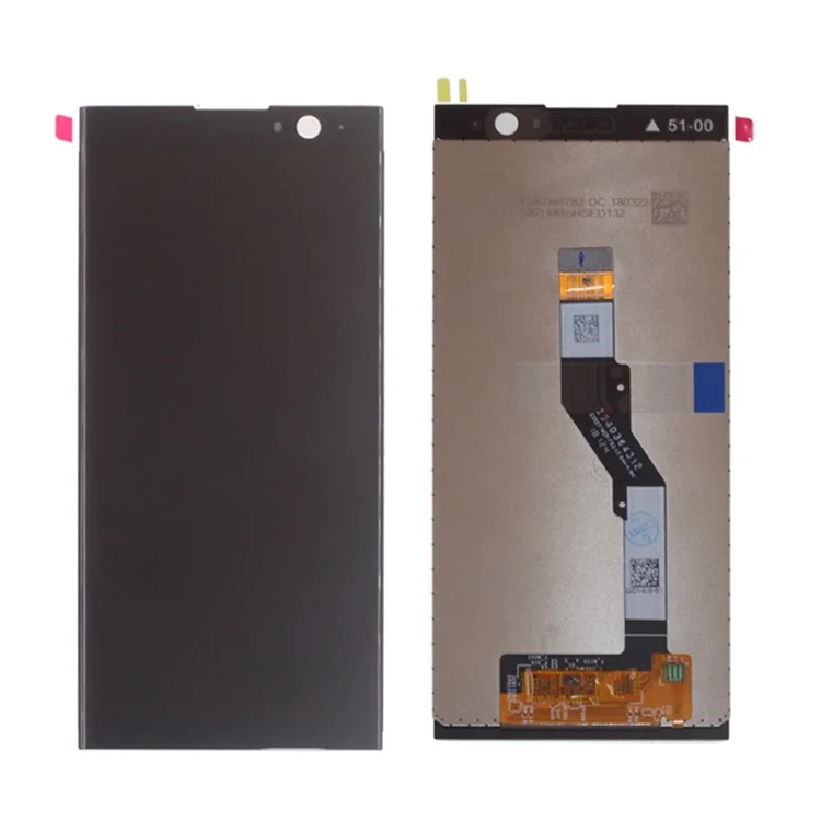 OEM Para Sony Xperia XA2 Plus H4413, H4493, H3413 Partido de Reemplazo de Ensamblaje de Pantalla LCD y Digitalizador - Negro