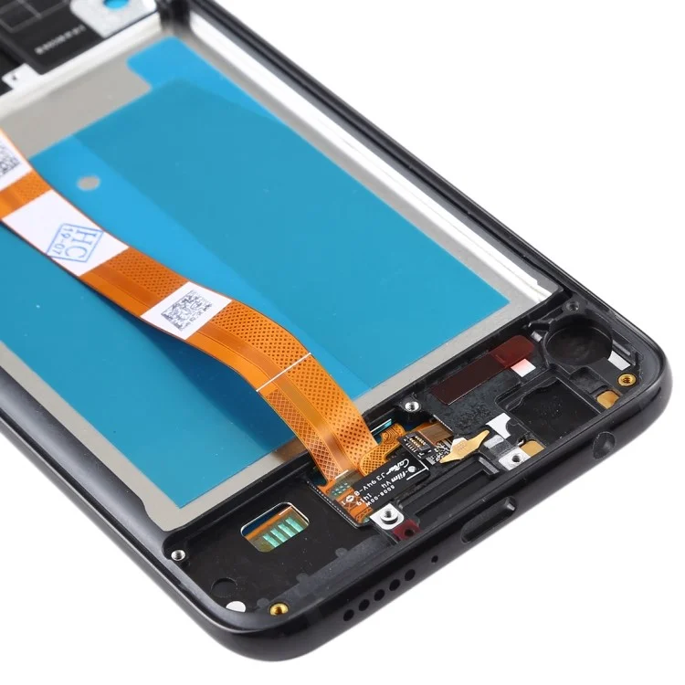 Écran LCD et ensemble de numériseur + remplacement du cadre (sans logo) pour Huawei Honor 10 COL-AL10 COL-L29 COL-L19 - Noir