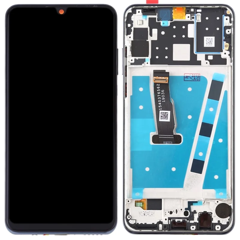 Zestaw ekranu LCD i cyfrowego + ramka wymienna (bez logotypu) do Huawei nova 4e - Czarny