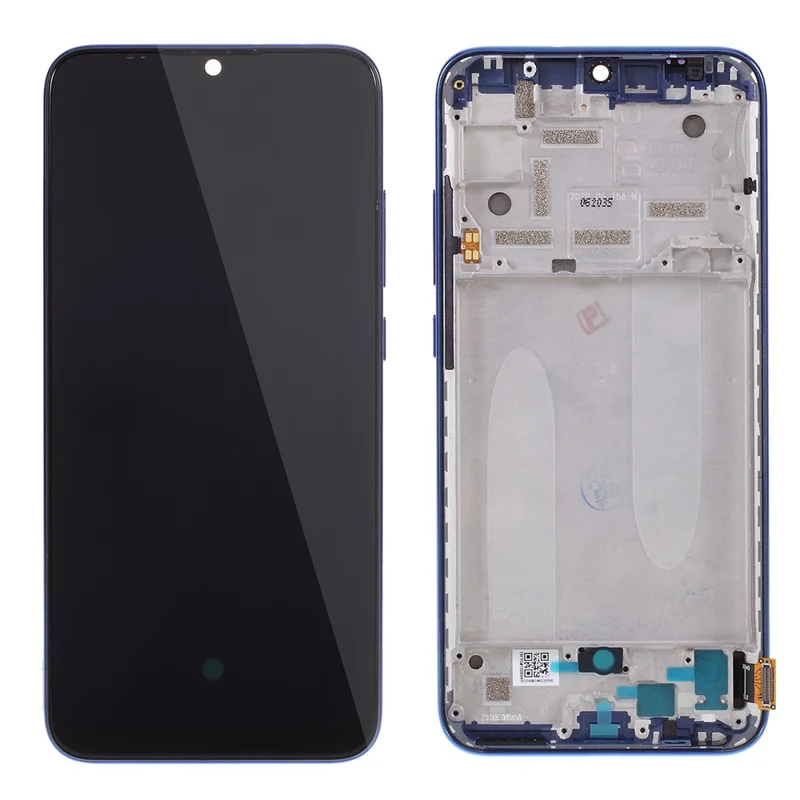 For Xiaomi Mi A3 / CC9e OEM Grade S LCD Screen and Digitizer Assembly + Frame Part (without Logo) - Blue