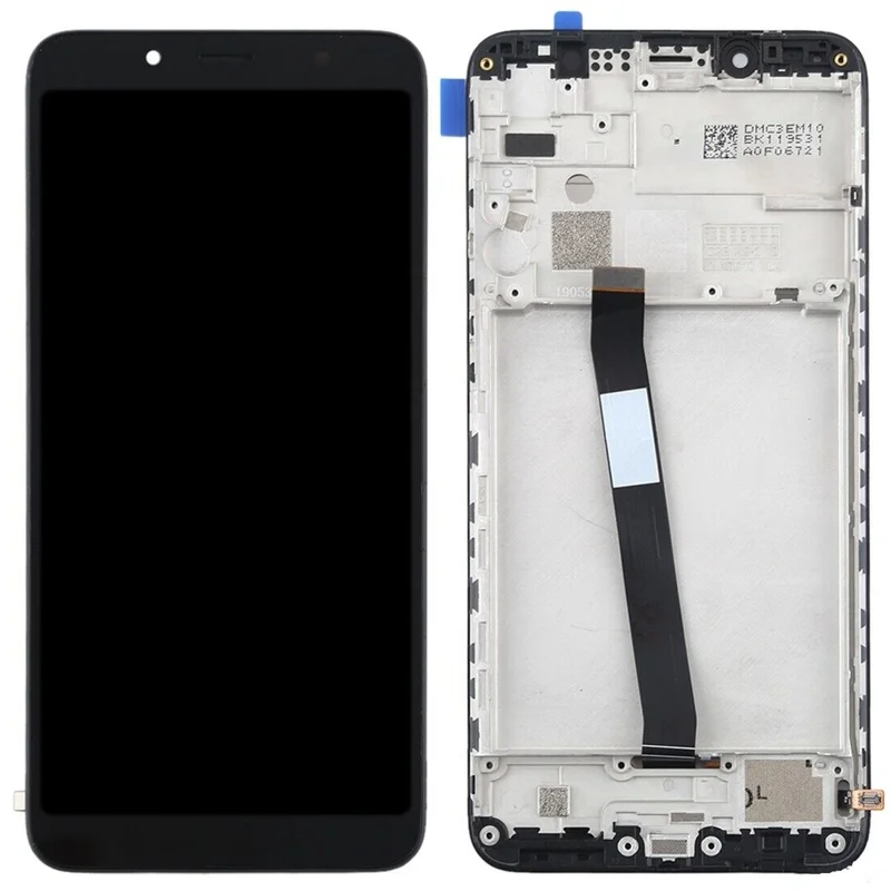 LCD Screen and Digitizer Assembly + Frame Replacement (without Logo) for Xiaomi Redmi 7A - Black