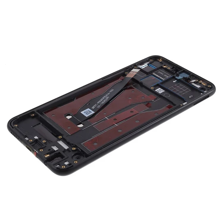 Assemblaggio di Schermo e Digitalizzatore LCD + Sostituzione Del Telaio (senza Logo) Per Huawei Honor 8x / Onore Visualizza 10 Lite - Nero