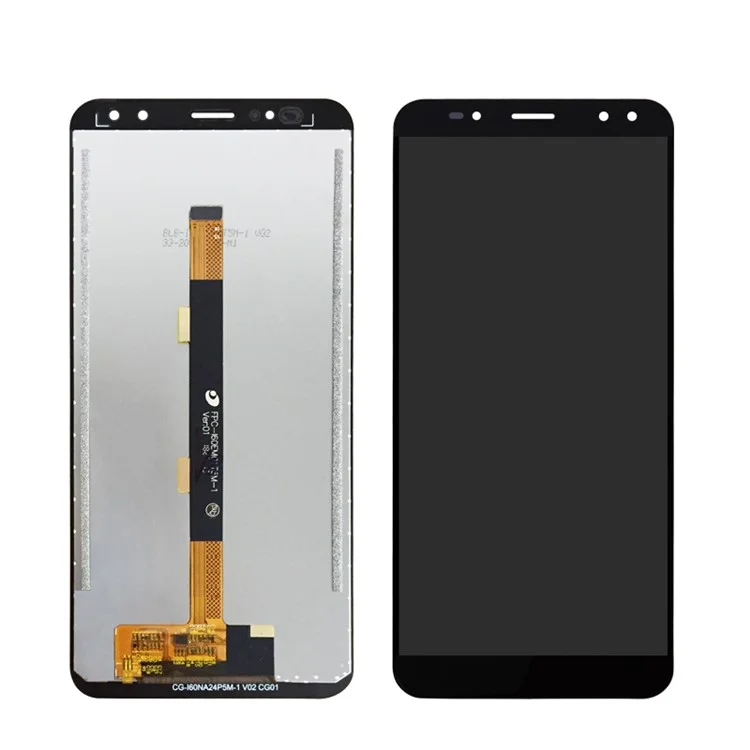 LCD Screen and Digitizer Assembly Replacement Part for Vernee X (without Logo) - Black