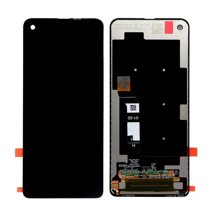 Reemplazo de la Pantalla LCD y el Digitalizador OEM Para Motorola One Vision/P50 (sin Logotipo) - Negro