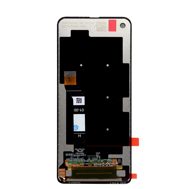 Solução de Tela e Digitalizador LCD OEM Substituição Para Motorola One Vision/P50 (sem Logotipo) - Preto