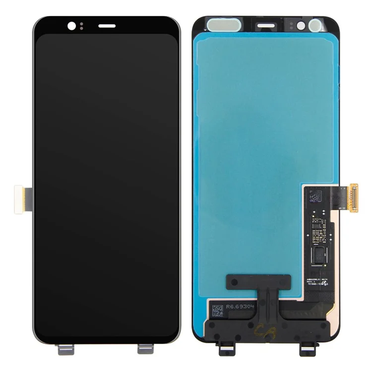 Tela LCD OEM E Montagem Do Digitalizador Para Google Pixel 4 XL G020P, G020, GA01181-US, GA01182-US, GA01180-US - Preto