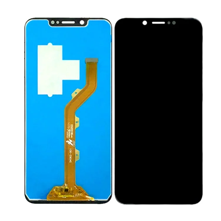 LCD Screen and Digitizer Assembly Replace Part for Tecno Camon 11 CF7 - Black