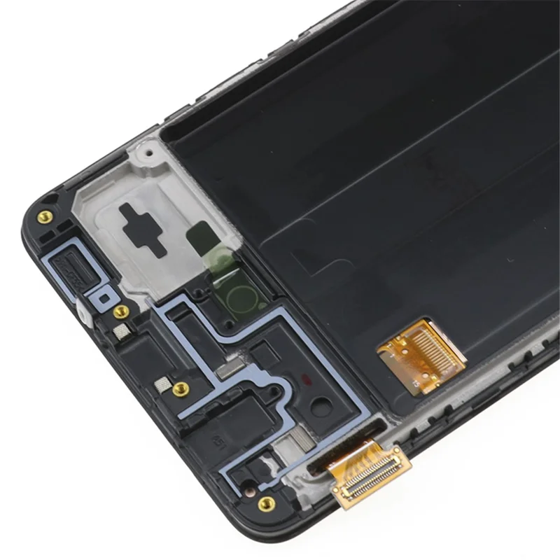 OEM LCD Screen and Digitizer Assembly + Frame Replace Part (without Logo) for Samsung Galaxy A51 A515 - Black