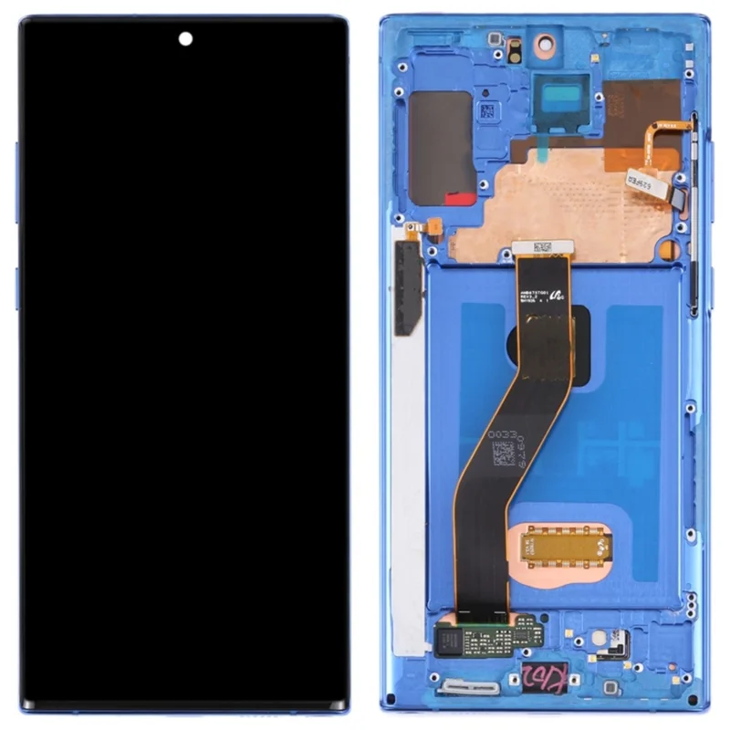 For Samsung Galaxy Note 10 Plus 4G N975 / 10 Plus 5G N976 OEM LCD Screen and Digitizer Assembly + Frame Replacement (Without Logo) - Blue
