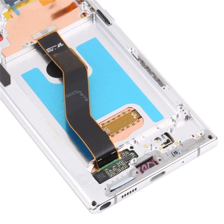 For Samsung Galaxy Note 10 Plus 4G N975 / 10 Plus 5G N976 OEM LCD Screen and Digitizer Assembly + Frame Replacement (without Logo) - Silver