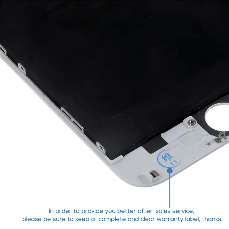 High Quality LCD Screen and Digitizer Assembly with Frame for iPhone 6 Plus 5.5 (Made by China Manufacturer) - Black
