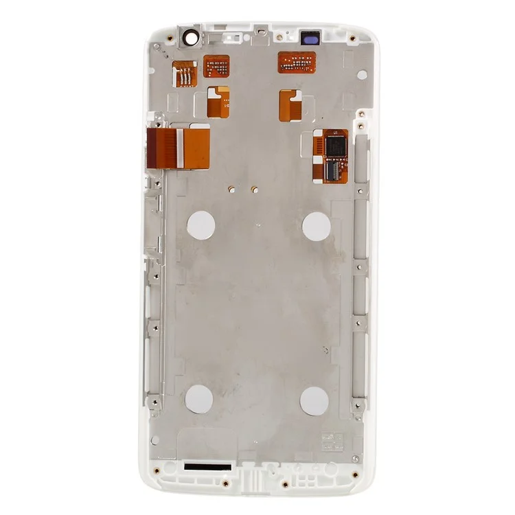 LCD Screen and Digitizer Assembly with Frame for Motorola Moto X Play (OEM Material Assembly) - White