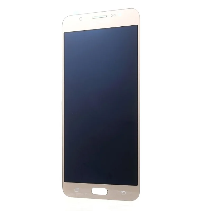 OEM LCD Screen and Digitizer Assembly Replace Part for Samsung Galaxy J7 (2016) J710 - Gold Color