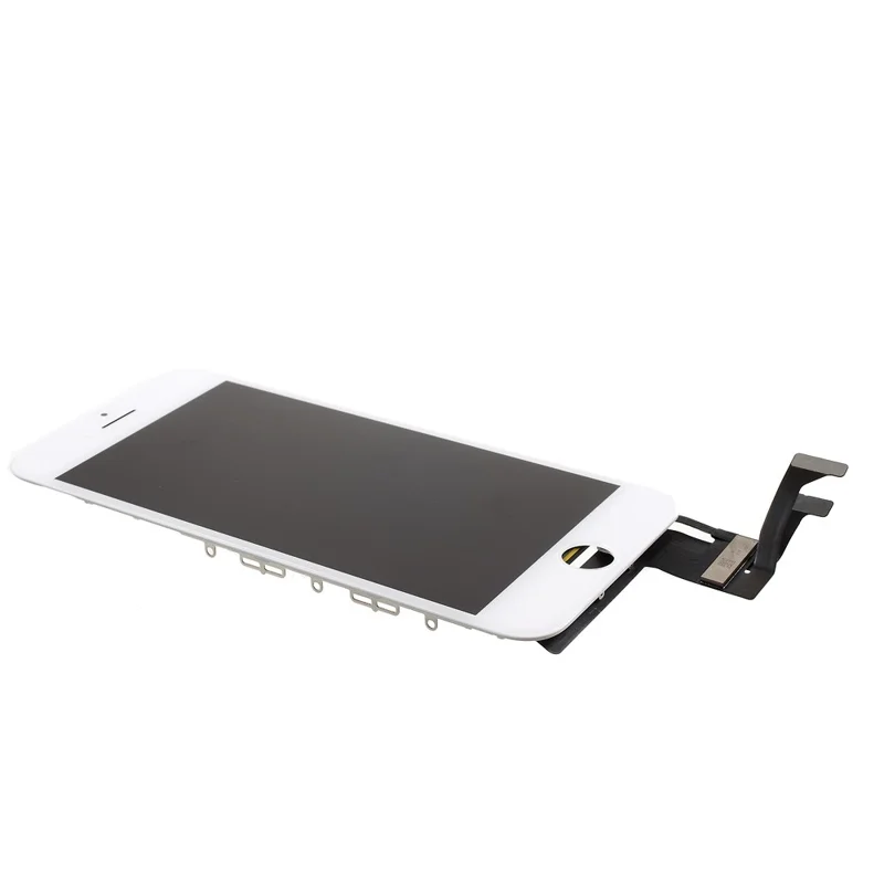 LCD Screen and Digitizer Assembly + Frame with Small Parts for iPhone 7 Plus 5.5 inch (Made by China Manufacturer, 380-450cd/m2 Brightness + Full View) (without Logo) - White