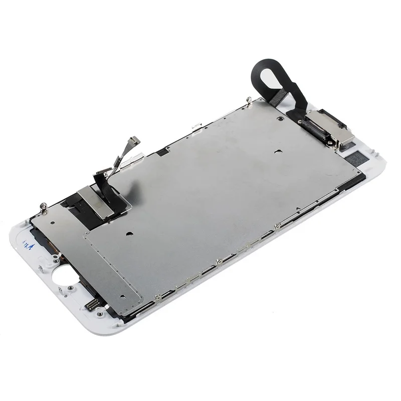 LCD Screen and Digitizer Assembly + Frame Replace Part for iPhone 7 Plus 5.5 inch (Made by China Manufacturer, 380-450cd/m2 Brightness + Full View) (without Logo) - White