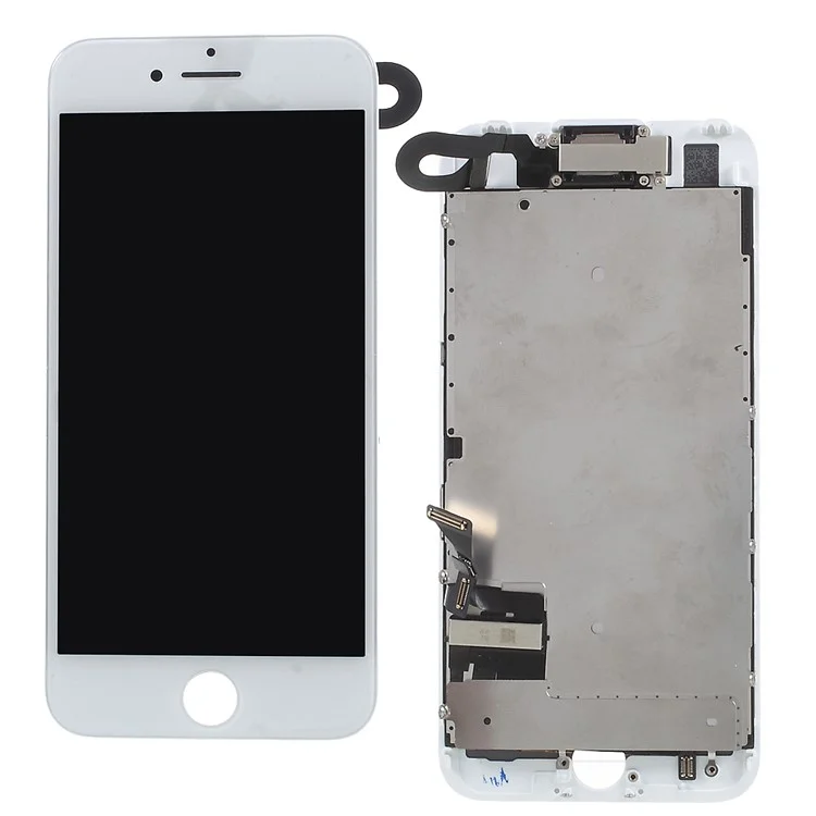 LCD Screen and Digitizer Assembly + Frame Replace Part for iPhone 7 4.7 inch (Made by China Manufacturer, 380-450cd/m2 Brightness) - White