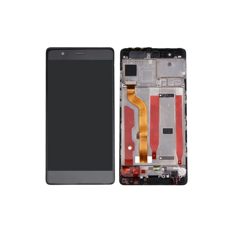 Screen and Digitizer Assembly + Frame Replacement Part OEM for Huawei P9  - Black