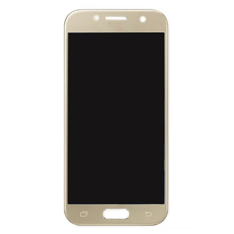OEM LCD Screen and Digitizer Assembly Replacement Part for Samsung Galaxy A3 (2017) A320 - Gold Color