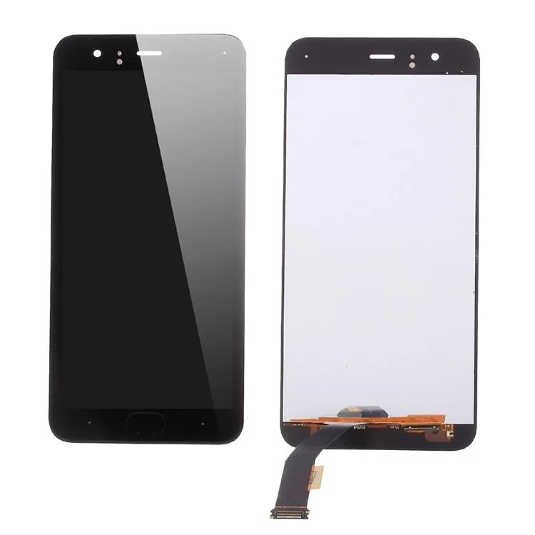 Pièce de Remplacement de L'ensemble D'écran et de Numériseur (lentille en Verre D'écran Non Oem, OEM D'autres Pièces) Pour Xiaomi Mi 6 - le Noir