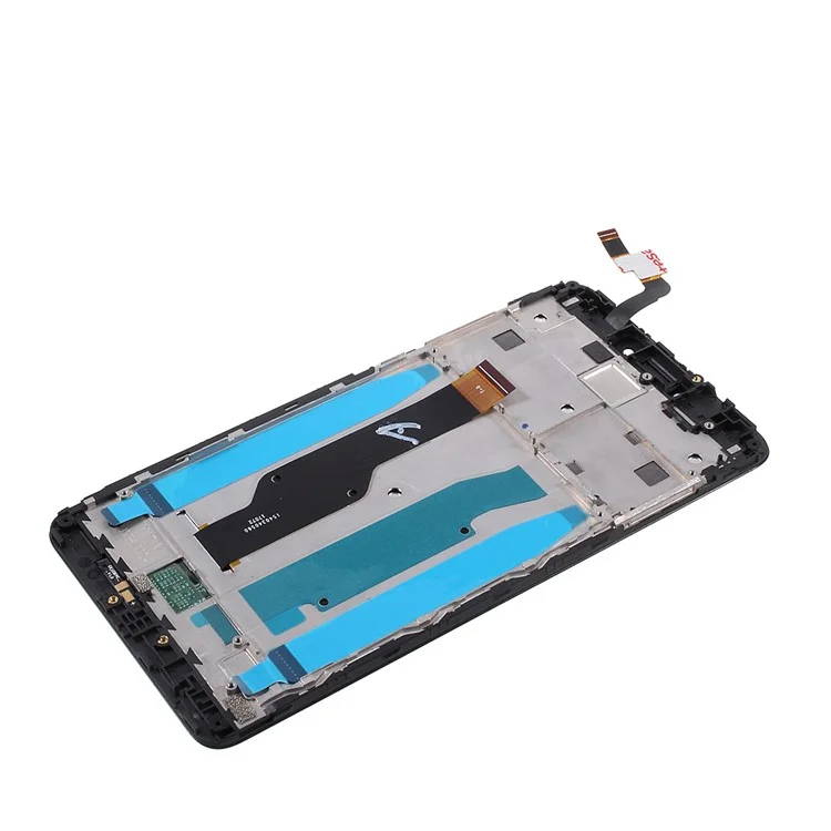 Pour Xiaomi Redmi Remarque 4x (Version De Chipset Qualcomm 625) Écran LCD Et Numériseur + Pièce De Cadre De Montage (objectif De Verre D'écran Non OEM, D'autres Pièces OEM) (sans Logo) - Noir