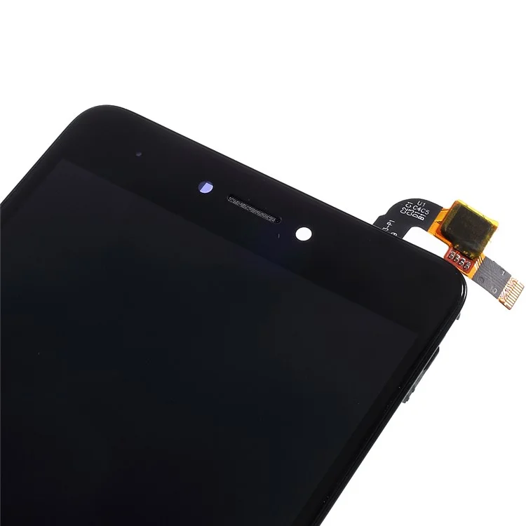 Pour Xiaomi Redmi Remarque 4x (Version De Chipset Qualcomm 625) Écran LCD Et Numériseur + Pièce De Cadre De Montage (objectif De Verre D'écran Non OEM, D'autres Pièces OEM) (sans Logo) - Noir