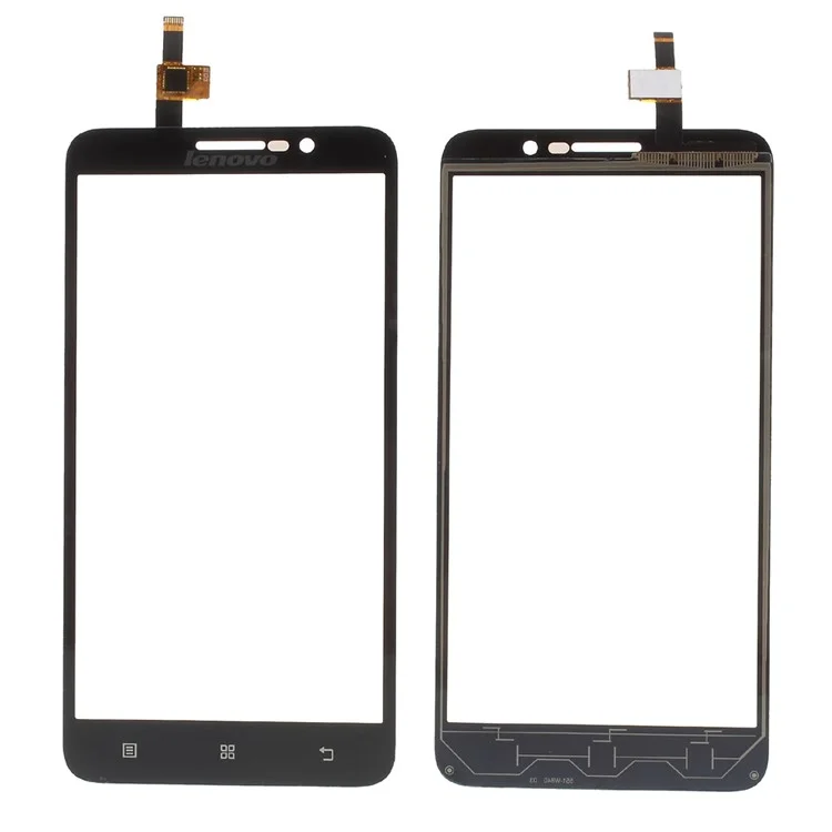 OEM Touch Digitizer Screen Glass Part for Lenovo A850 Plus - Black