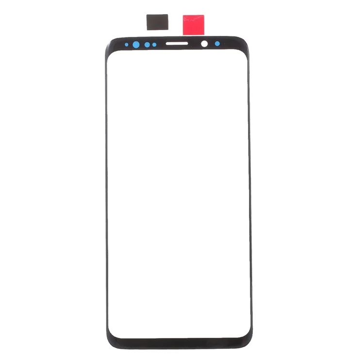 Para o Samsung Galaxy S9 Sm-g960, a Peça de Substituição da Lente de Vidro da Tela Frontal (sem Logotipo) - Preto