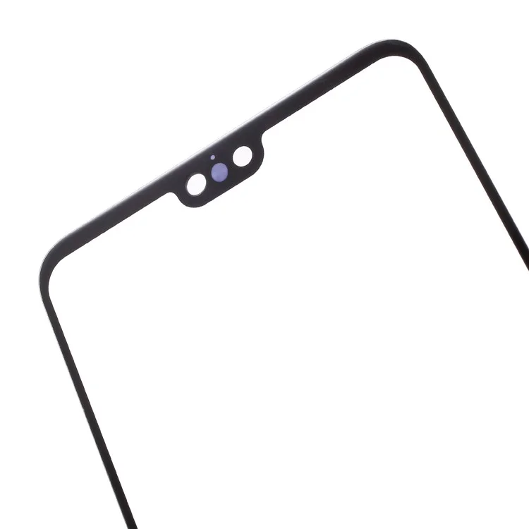 Substituição da Lente de Vidro da Tela Frontal Para Huawei P20 (sem Logotipo) - Preto