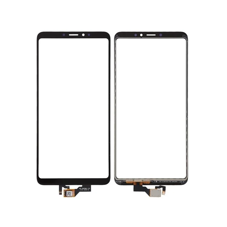 Touch Digitizer Screen Front Glass Repair Part for Xiaomi Mi Max 3 - Black