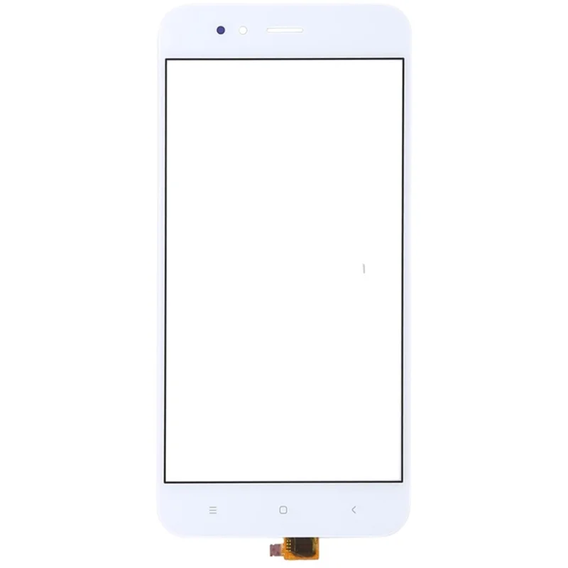 Samlet touch-digitizer skærmglasdel til Xiaomi Mi A1 / 5X - Hvid
