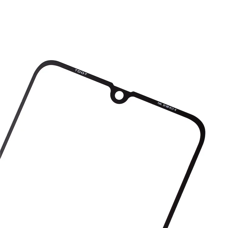 For Samsung Galaxy A70s (without Logo) Front Screen Glass Lens Cover Replace Part - Black