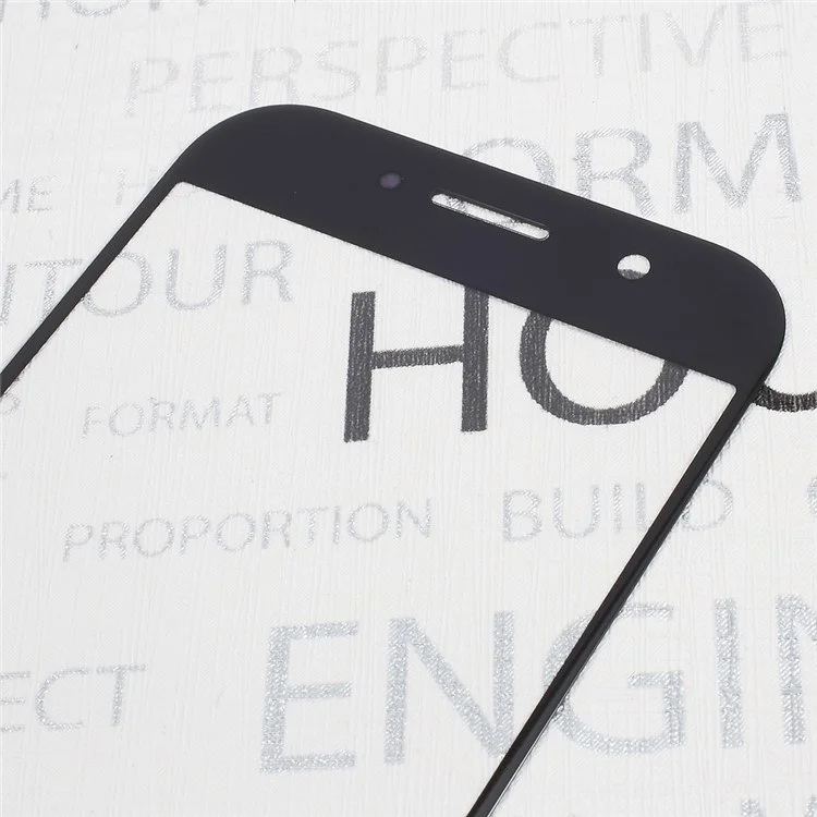 Front Screen Glass Lens Replace Part for Samsung Galaxy A7 (2017) SM-A720F - Black
