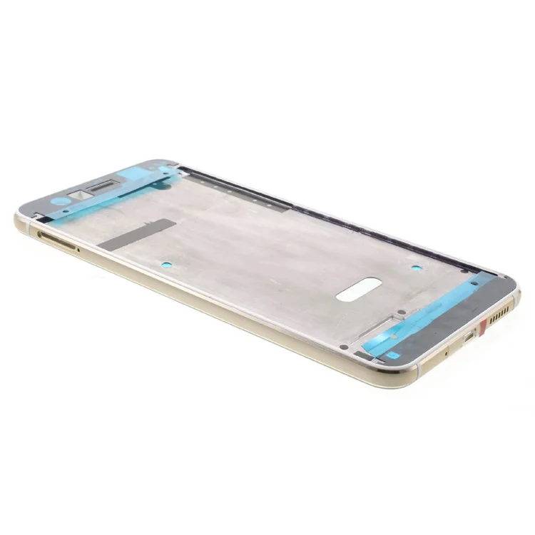 OEM Middle Plate Frame Part for Huawei P10 Lite with Earpiece Mesh - Gold Color
