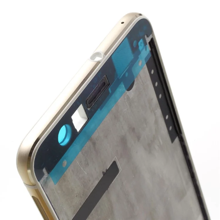 OEM Middle Plate Frame Part for Huawei P10 Lite with Earpiece Mesh - Gold Color