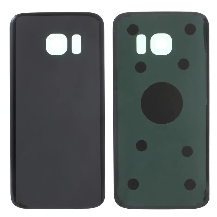 OEM Battery Door Cover Housing with Adhesive Sticker for Samsung Galaxy S7 SM-G930 - Black