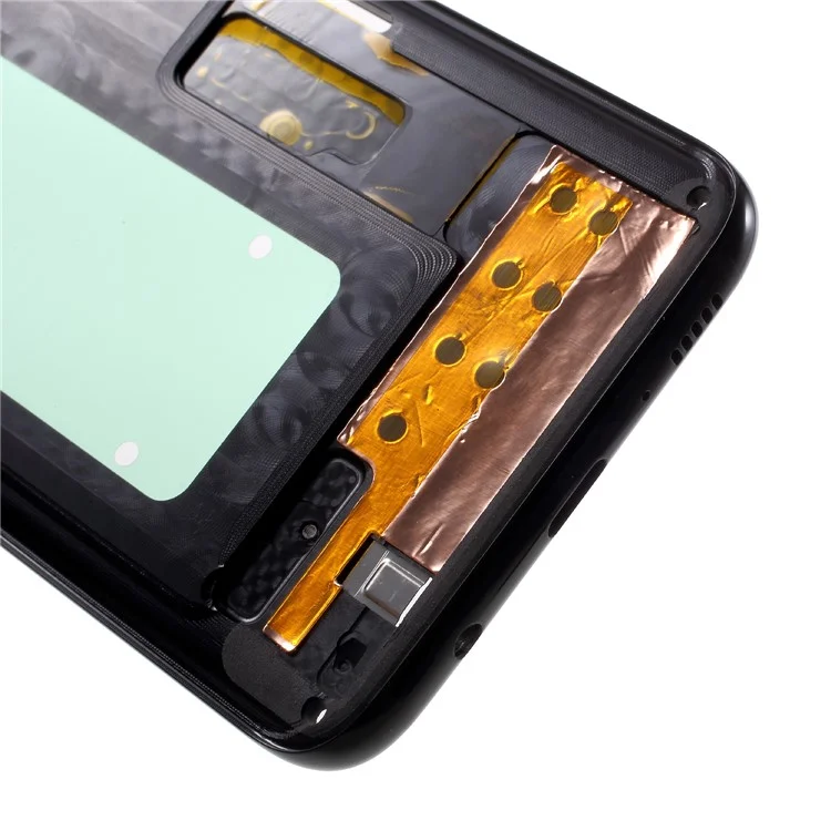 OEM Middle Plate Frame Part with Side Button for Samsung Galaxy S8 G950 - Black