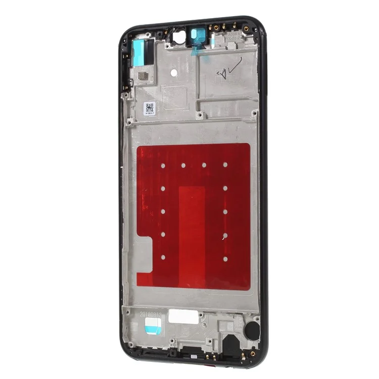 OEM Middle Plate Frame Part for Huawei P20 Lite / Nova 3e with Earpiece Mesh - Black