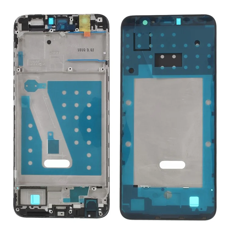 OEM Middle Plate Frame Replacement for Huawei P Smart/Enjoy 7S with Earpiece Mesh - Black