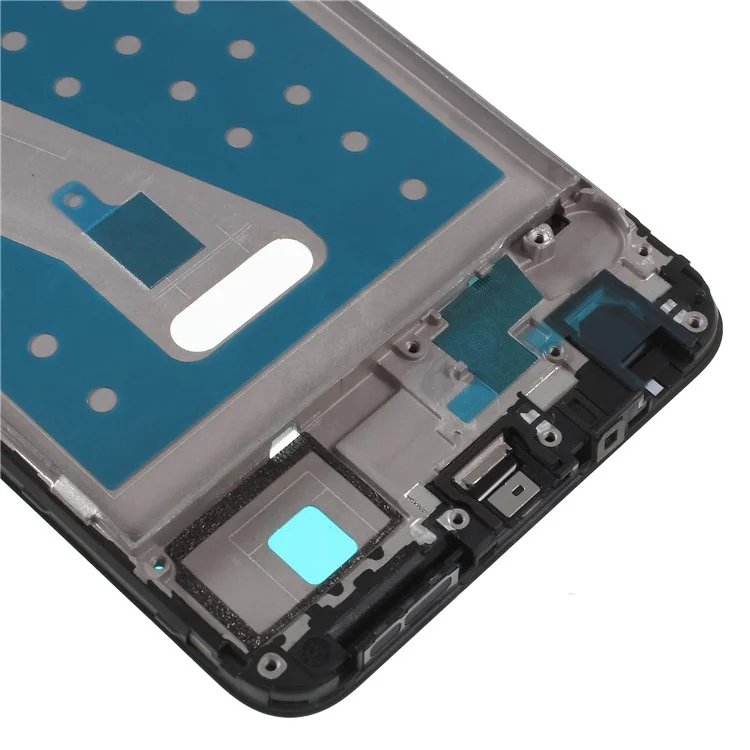 OEM Middle Plate Frame Replacement for Huawei P Smart/Enjoy 7S with Earpiece Mesh - Black