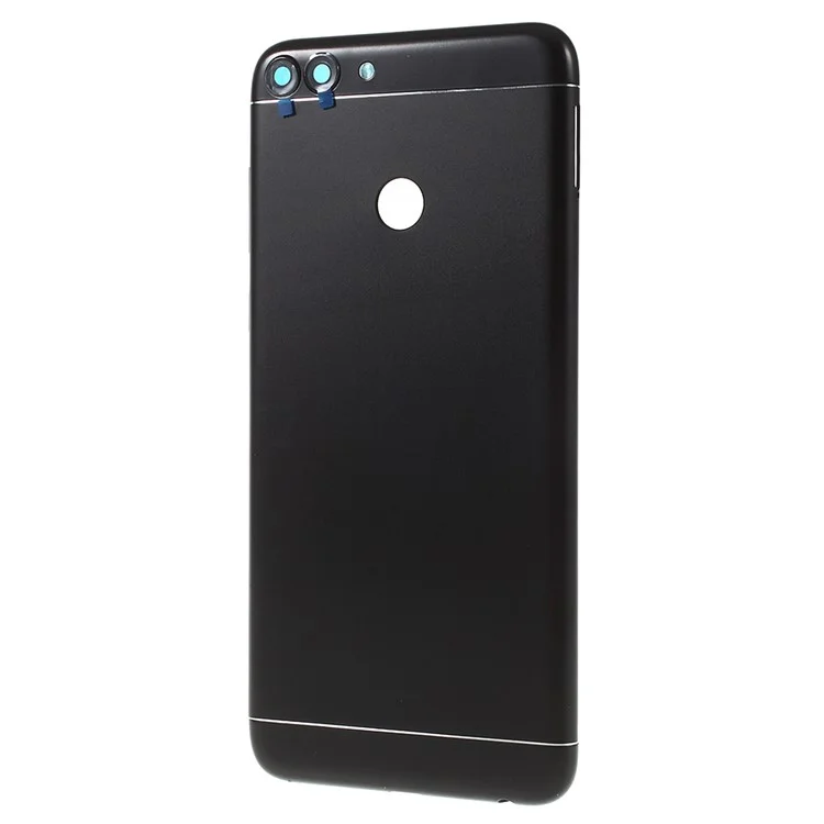 For Huawei P Smart/Enjoy 7S Battery Door Cover with Earpiece Mesh Replace Part (OEM) - Black