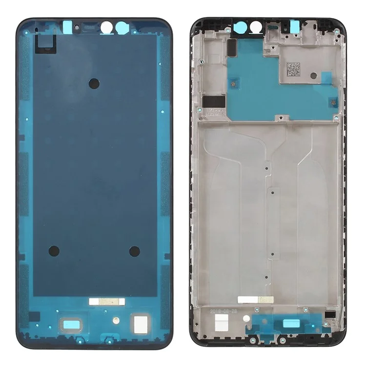 OEM Front Housing Frame Parte di Riserva (un Lato) Per Xiaomi Redmi Note 6 Pro - Nero
